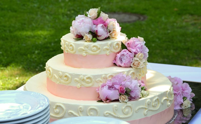 Floral Wedding Cake